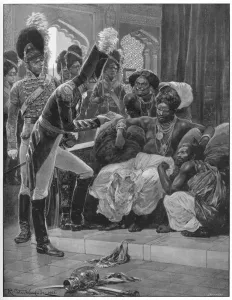 Officials Prints: British Depose King / 1815