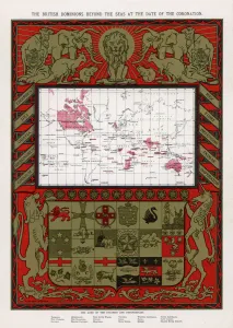 Sets Prints: British Empire Map 1902