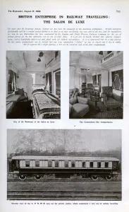 Salon Prints: British enterprise in railway travelling: the salon de luxe