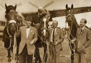 Medal Prints: British equestrian team medal winners