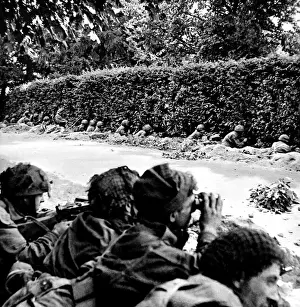 Route Prints: British First Airborne dug in at Arnhem; Second World War, 1