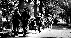 Arnhem Prints: British First Airborne Troops march towards Arnhem; Second W