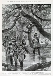 Forces Prints: British forces occupy Guyana. Date: 1803