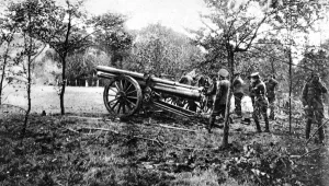 Moment Prints: A British heavy gun at the moment of firing