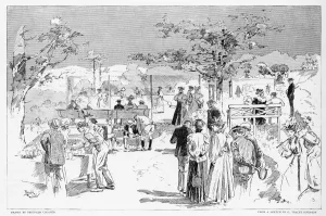 Abroad Prints: British in India / Tennis
