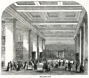 Museum Prints: British Museum - Large Room 1851