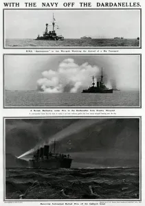 Beam Prints: With the British navy off the Dardanelles, WW1