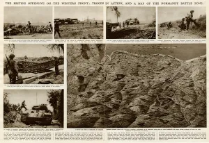 Offensive Prints: British offensive on Western Front by G. H. Davis