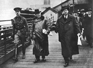 Arriving Prints: The British Prime Minister arrives in Ireland