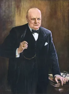 Celebrated Prints: The British Prime Minister, Winston Churchill
