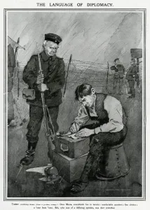 Prisoners Prints: A British prisoner-of-war writing home about his conditions