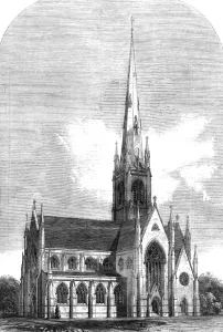 Nineteenth Prints: British Protestant church in Nice