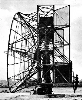 Climbing Prints: British Radar Installation, Second World War, 1945