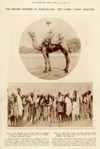 Richard Prints: The British reverse in Somaliland: the camel corps disaster