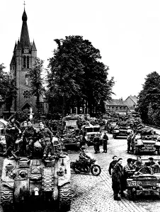 Dutch Prints: The British Second Army in Valkenswaard, Holland; Second Wor