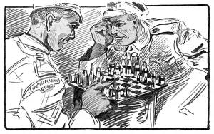 Pieces Prints: British soldiers playing chess, WW1