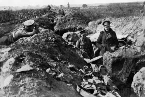 24th Prints: British trenches at the front