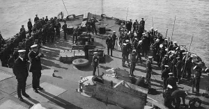 Warship Prints: A British warship off the Dardanelles
