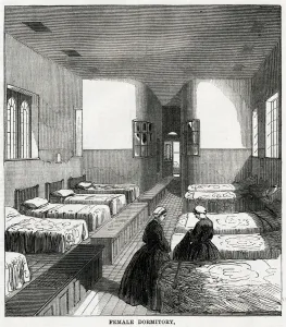 1867 Prints: Broadmoor - female dormitory 1867