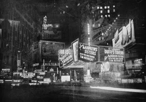 Exposure Prints: Broadway, New York, 1945