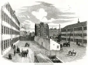 Maker Prints: Broadwoods Pianoforte manufactory 1858
