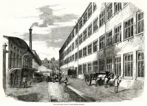 Maker Prints: Broadwoods Pianoforte manufactory 1858