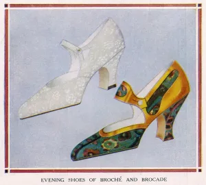 Shoes Prints: Broche and Brocade