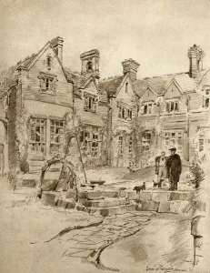 1953 Prints: Bromsgrove School, Worcestershire, the quad