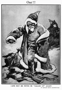 Santa Prints: Out by Bruce Bairnsfather, 1919