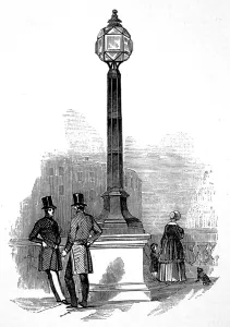Introduced Prints: The Bude Lights in Trafalgar Square