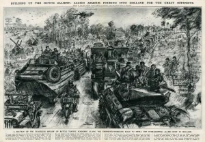 Dutch Prints: Building up the Dutch salient, WW2