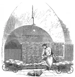 Vault Prints: Bullion Office. Bank of England. Compartment in the Bullion
