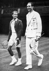 Championships Prints: Bunny Austin and Lyttleton Rogers at Wiimbledon