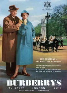 Pageantry Prints: Burberrys Coronation advertisement, 1953