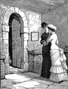 1885 Prints: Burial Place of the Princes in the Tower, 1885