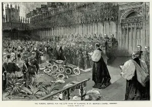 Funeral Prints: Burial of Prince Albert Victor, Duke of Clarence & Avondale