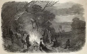 Gather Prints: Burning the Guy / 1848