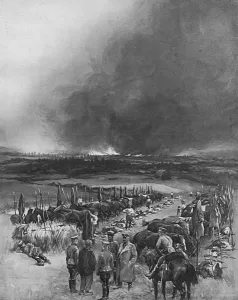 Cavalry Prints: The Burning of Vis