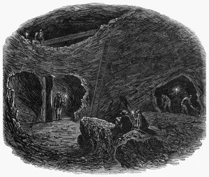 Prospectors Prints: The Burra Burra copper-mine in South Australia