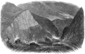 Houses Prints: The bursting of the Bilberry Reservoir, spreading destructio