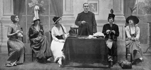 Acting Prints: Business as Usual revue - Knitting and Sewing scene
