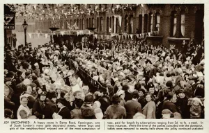 Patriot Prints: Busy Coronation street tea-party