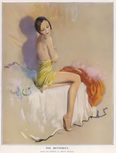 Negligee Prints: The Butterfly, by Bevan Petman