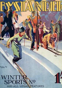 Winter Sports Prints: The Bystander front cover, Winter Sports number 1929