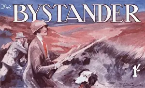 Blood Prints: Bystander masthead design, 1927 - Glorious Twelfth