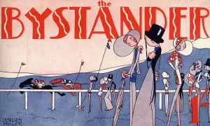 Stylised Prints: Bystander masthead design, society at the races