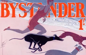 Travel Prints: The Bystander masthead by Laurie Taylor, 1930
