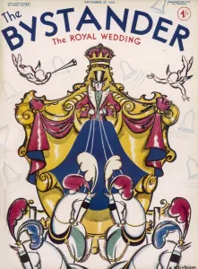 Zinkeisen Prints: The Bystander Royal Wedding Number front cover