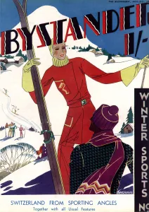 Winter Sports Prints: Bystander Winter Sports Number 1930