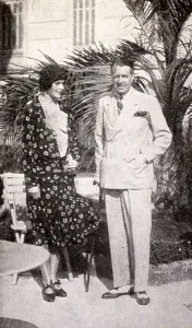 Wife Prints: Bystanders on the Riviera - E. G. Oakley Beuttler & wife